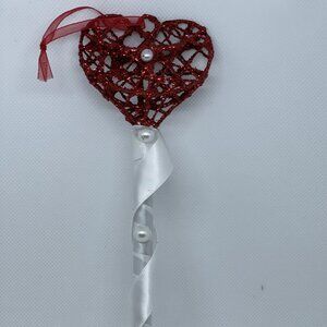 Red Valentines Day Heart Writing Pen Handmade